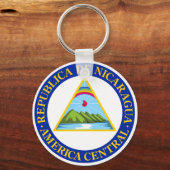 Porte-clés NICARAGUA - drapeau/emblème/blason/symbole (Recto)