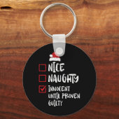 Porte-clés Nice Naughty Innocent Jusqu'À La Culpabilité Prove (Recto)