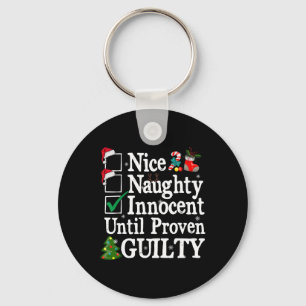 Porte-clés Nice naughty innocent jusqu'à preuve de culpabilit