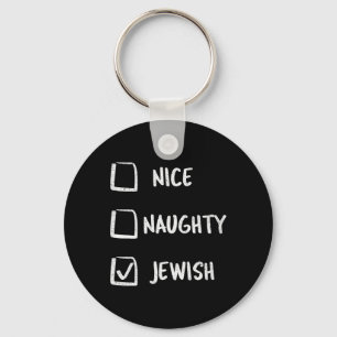 Porte-clés Nice Naughty Jewish Hanoukka Cadeau Noël