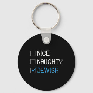 Porte-clés Nice Naughty Juive Jokes Hanoukka Hannukah Gi