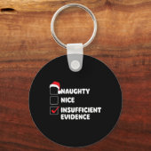 Porte-clés Nice Naughty Manque de preuves - Noël Noël (Recto)
