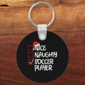 Porte-clés Nice Naughty Soccer Joueur Fun Soccer Noël Li (Recto)