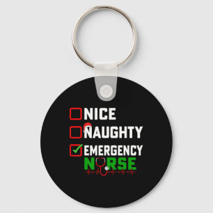 Porte-clés Nice Naughty Urgence Infirmière Xmas Er Infirmière