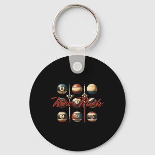 Porte-clés Nice Rack Funny Billard Lecteur Vintage Pool Bill