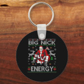 Porte-clés Nick Energy Funny Père Noël Noël laid Sater Men W (Recto)
