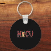 Porte-clés Nicu Nurse Christmas Reindeer Neonatal Intensive C (Recto)