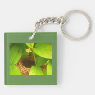 Porte-clés Nid Niché dans Honeysuckings Porte - clé acrylique