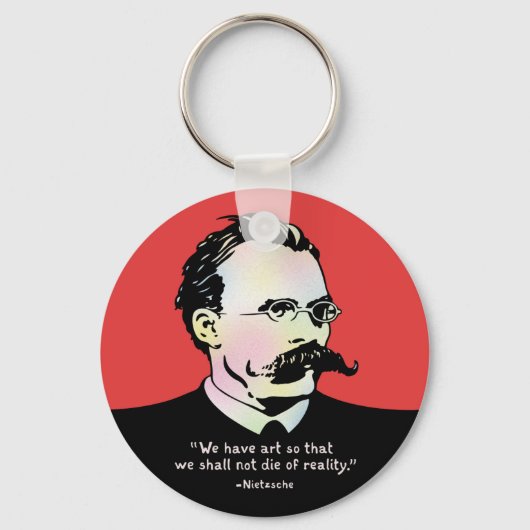 Porte-clés Nietzsche - Art c. Réalité (Recto)