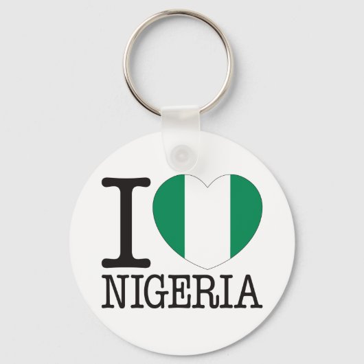 Porte-clés Nigeria Love v2 (Recto)
