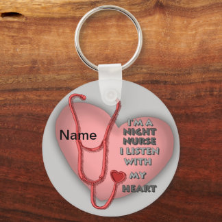 Porte-clés Night Nurse Red Heart porte - clé