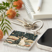 Porte-clés Night Sky Cats (Devant Droit)