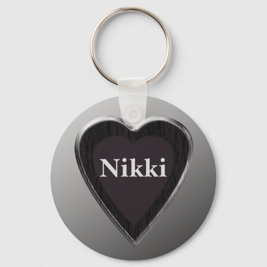 Porte-clés Nikki Heart Keychain par 369MyName (Recto)