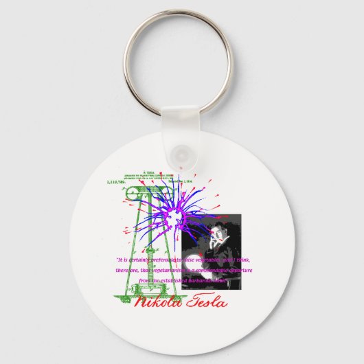 Porte-clés Nikola Tesla (Recto)