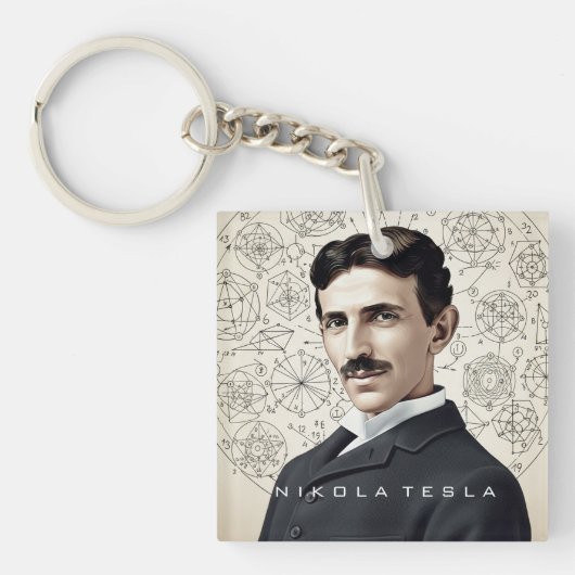Porte-clés Nikola Tesla - 369 Key for the Universe (Devant)