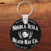 Porte-clés Nikola Tesla Death-Ray Co. (Recto)