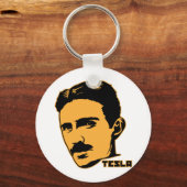 Porte-clés Nikola Tesla Porte - clé Portrait (Recto)