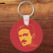 Porte-clés Nikola Tesla Portrait (Recto)