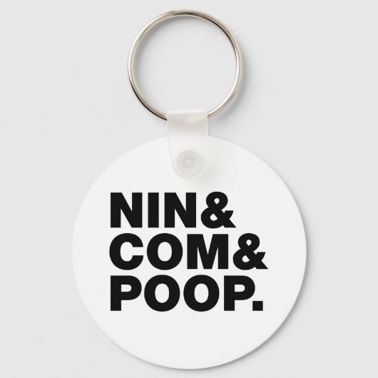 PORTE-CLÉS NIN & COM & POOP. (Recto)