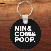 PORTE-CLÉS NIN & COM & POOP. (Recto)