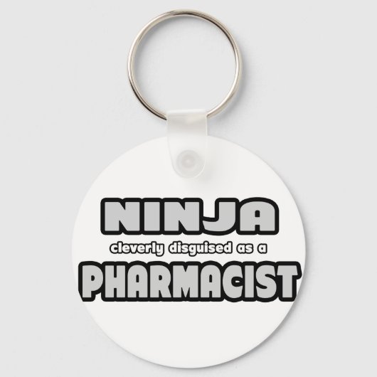 Porte-clés Ninja Clairement déguisée En Pharmacien (Recto)