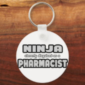 Porte-clés Ninja Clairement déguisée En Pharmacien (Recto)