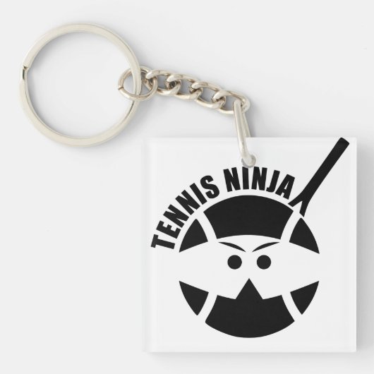 Porte-clés Ninja de tennis cool ! (Devant)