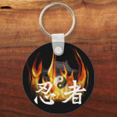 Porte-clés Ninja en feu (Recto)