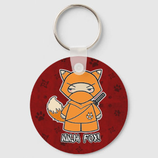 Porte-clés Ninja Fox ! En Porte - clé rouge