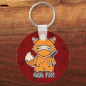 Porte-clés Ninja Fox ! En Porte - clé rouge (Recto)