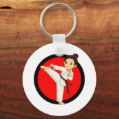 Porte-clés Ninja/Karate Girl (Recto)
