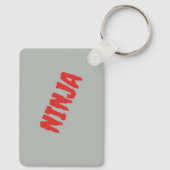 Porte-clés ninja lune de sang (personnaliser) (Verso)