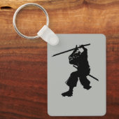 Porte-clés ninja lune de sang (personnaliser) (Recto)