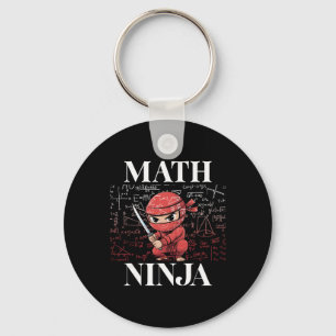 Porte-clés Ninja Mathématique Algèbre Calcul Mathématiques Ét