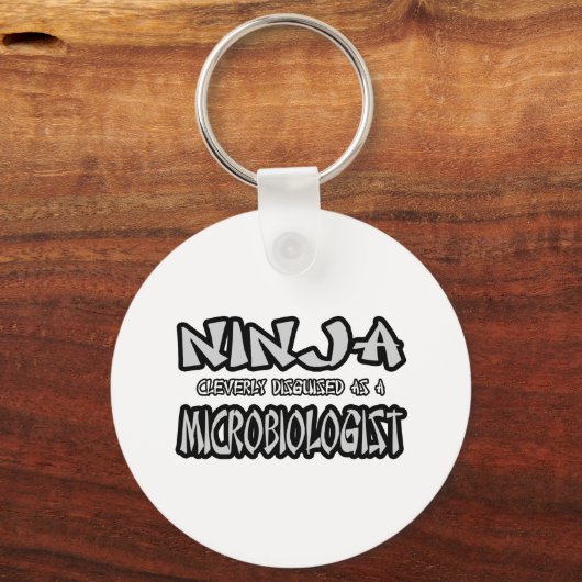 Porte-clés Ninja...Microbiologiste (Recto)