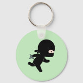 Porte-clés Ninja minuscule en vert (Recto)
