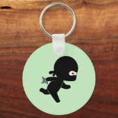 Porte-clés Ninja minuscule en vert (Recto)