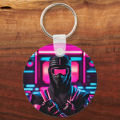 Porte-clés ninja néon (Recto)