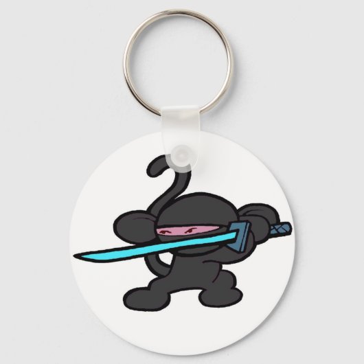 Porte-clés Ninja noir sur Guard-Pas de mots (Recto)