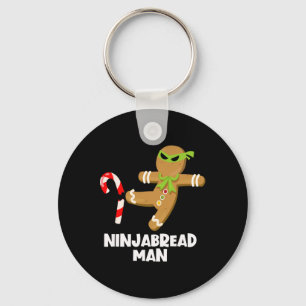 Porte-clés Ninjabread homme fun ginja kicking sucre de canne
