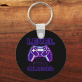 Porte-clés Niveau 100 Jours D'École Déverrouillés Garçons Fil (Recto)