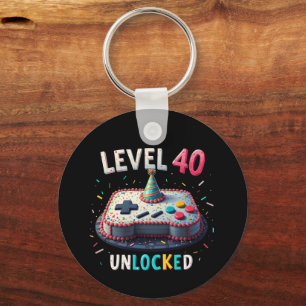 Porte-clés Niveau 40 Déverrouillé Style de jeu 40e anniversai