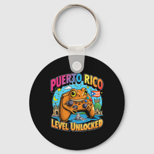 Porte-clés Niveau Porto Rico débloqué Gamer Coqui Frog