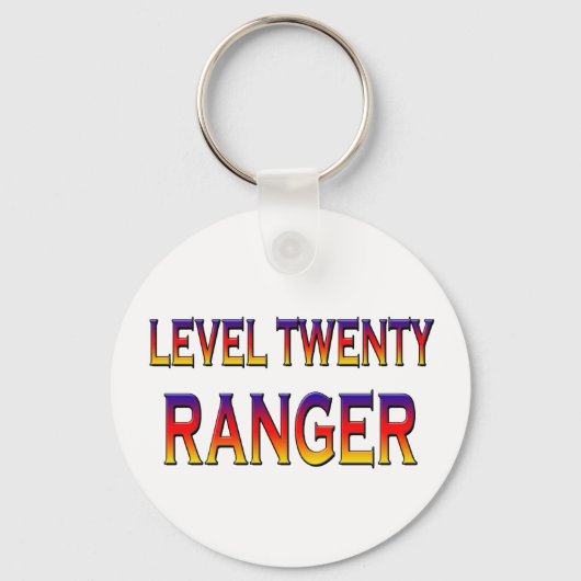 Porte-clés Niveau vingt ranger (Recto)