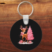 Porte-clés Nk Reindeer Coquette Bow Christmas Tree Pajamas Gi (Recto)