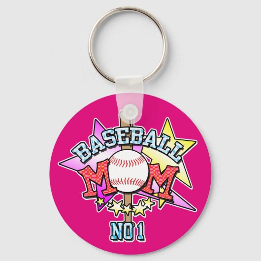 Porte-clés No1 Baseball Maman Key Ring (Recto)