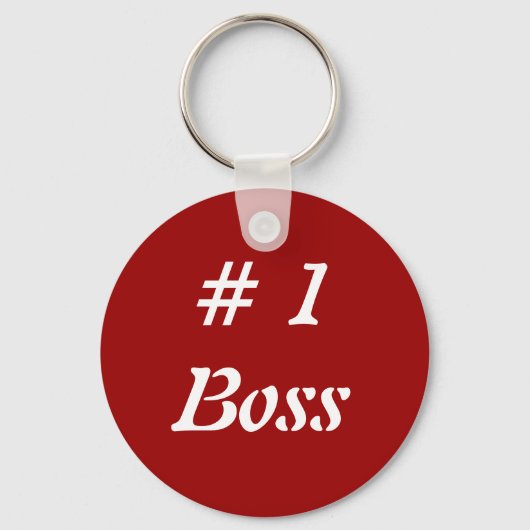 Porte-clés No 1 Boss (Recto)