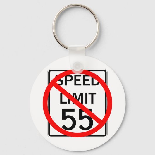 Porte-clés No 55 mi/h Speed Limit Sign (Recto)