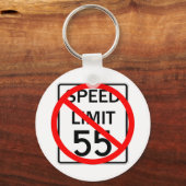Porte-clés No 55 mi/h Speed Limit Sign (Recto)