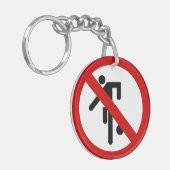 Porte-clés NO Ball Games ⚠ Thai Park ⚠ (Devant gauche)